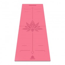 Коврик для йоги ArtYogamatic Lotos Rose 185 см x 68 см x 2 мм
