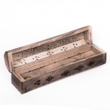 Подставка для благовоний Пенал Антик деревянная 25 см