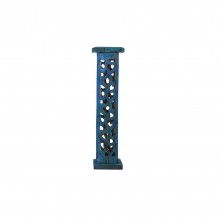 Подставка для благовоний и конусов башня Синяя деревянная 30 см
