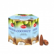 Благовоние Кокос (Coconut) конусы HEM