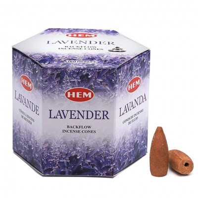 Благовоние Лаванда (Lavender) конусы HEM