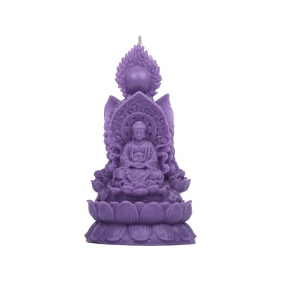 Свеча Три Будды На Лотосе