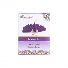 Благовония конусные Лаванда (Lavender) Aromatika 12 шт/уп.