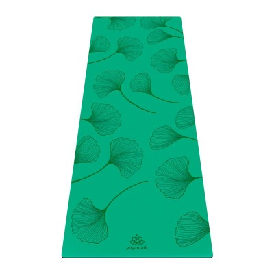 Коврик для йоги ArtYogamatic Leaf Green 185 см x 68 см x 4 мм