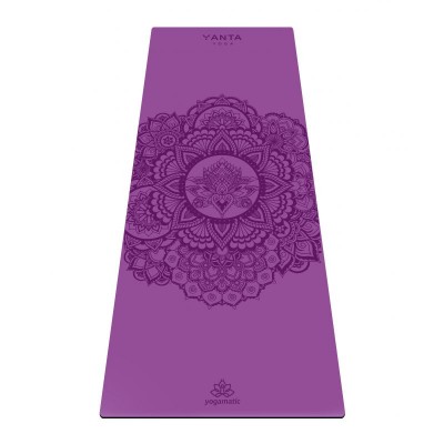 Коврик для йоги ArtYogamatic Mandala Purple 185 см x 68 см x 4 мм