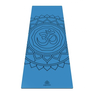 Коврик для йоги ArtYogamatic OM Blue 185 см x 68 см x 4 мм