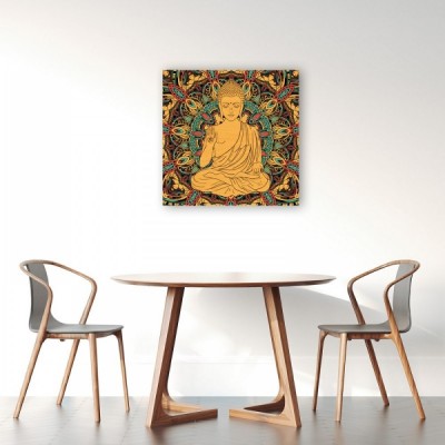 Мандала "Золотой Будда" 45 x 45 см