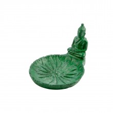 Подставка для благовоний Buddha White гипсовая 8 см