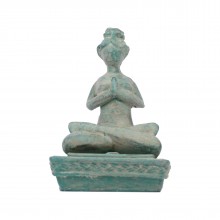 Подставка для благовоний Поза Лотос гипсовая 14 см