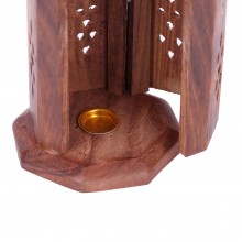 Подставка для благовоний Star Hexa деревянная 30 см